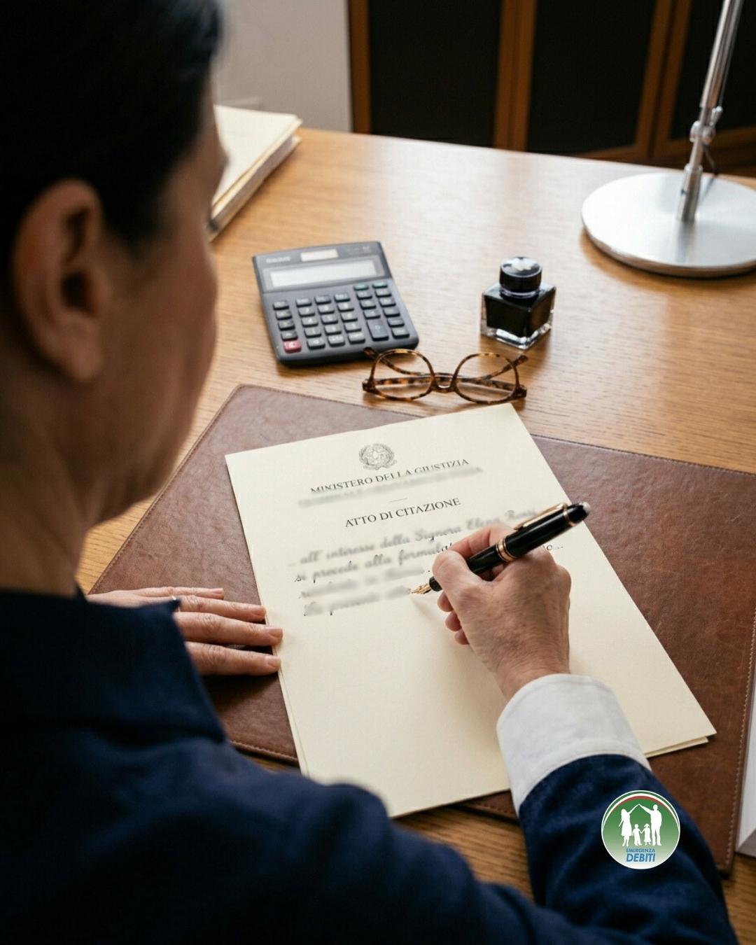 Stesura di una formale proposta di saldo e stralcio e di una lettera saldo e stralcio (fac-simile breve) su documenti italiani per avviare la trattativa.